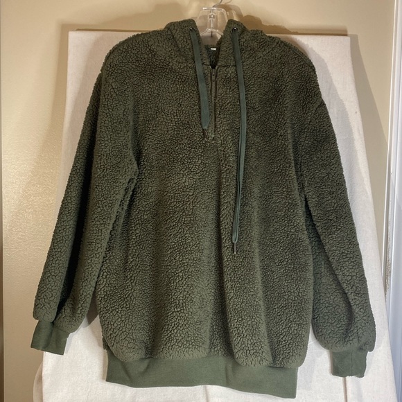 Teddy Bear Jacket with Pockets Size Medium - Picture 1 of 4